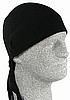 Solid Black, Coolmax Headwrap